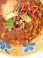 Close-Up on Bowl of Delicious Chili Photographic Print