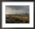 Elevated View over City from Piazzele Michelangelo, Florence, Italy