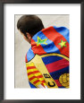 Fc Barcelona Foolball Fan at the Camp Nou Stadium, Barcelona, Catalonia, Spain