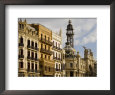 Modernista Facades along Plaza del Ayuntamiento, Central, Valencia, Spain