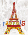 Hommage, Tour Eiffel Lámina por Valerie Roy