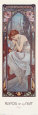Repos de la Nuit Affiche par Alphonse Mucha
