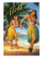 Aloha, Hawaii Giclee Print by Kerne Erickson