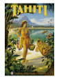 Tahiti Giclee-vedos tekijänä Kerne Erickson
