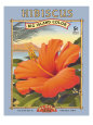 Hibiscus reproduction procédé giclée par Kerne Erickson
