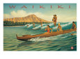 Waikiki Giclee Print by Kerne Erickson