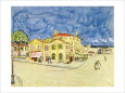 Van Gogh's House in Arles Lámina giclée por Vincent van Gogh