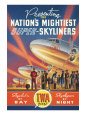 Super-Skyliner Giclée-Druck von Kerne Erickson