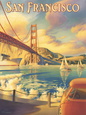 San Francisco reproduction procédé giclée par Kerne Erickson