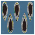 Teal Abstract Lámina por Alan Buckle
