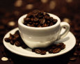 Utensilios, cafeteras y tazas de café Pósteres