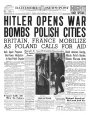 The Baltimore News, September 1, 1939: Hitler Opens War, Bombs Polish Cities
