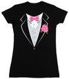 Juniors: Tuxedo T-Shirt