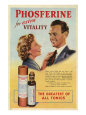 Phosferine, Magazine Advertisement, UK, 1950 Premium Poster