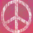 Pink Peace Kunsttrykk av Louise Carey