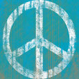 Blue Peace Kunsttrykk av Louise Carey