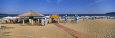 Boardwalk Leading to a Cafe on the Beach, Black Sea, Varna, Bulgaria