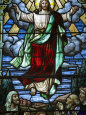 Stained Glass Window, St. James Anglican Church Circa 1628, Holetown, Barbados, West Indies