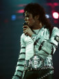 Michael Jackson Performing on Stage at Wembley During the Bad Concert Tour, July 14, 1997 Fotografie-Druck