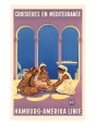 Hamburg Amerika Linie, Croisieres en Mediterranee c.1930s Lámina giclée por Ottomar Anton