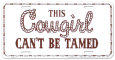 Cowgirls Tamed Auto Tag