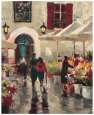 Rue de Fleurs Lámina por Brent Heighton