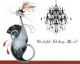 Wonderful Fabolous Meow! Impressão artística por Marilyn Robertson