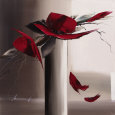 En Rouge et Gris II Art Print by Olivier Tramoni