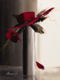 Bouquet Rouge II Art Print by Olivier Tramoni