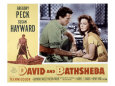 David y Bathsheba Posters