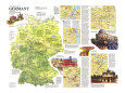 Travelers Map of Germany 1991