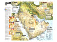 Middle East: States In Turmoil Map 1991