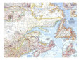 Eastern Canada Map 1967