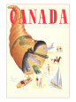 Canada, corne d'abondance reproduction procédé giclée