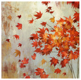 Crimson Foliage Art Print by Asia Jensen