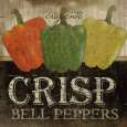 Crisp Bell Peppers Art Print by Jennifer Pugh