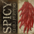 Spicy Chili Peppers Art Print by Jennifer Pugh