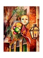 Mardi Gras Night Lámina giclée por Diane Millsap