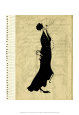 Flapper Fashion II Kunstdruck von Elissa Della-piana
