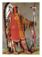 Mato-Tope, Second Chief of the Mandans, 1832 Giclee Print by George Catlin