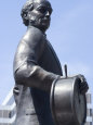 Statue of Samuel Cunard, Native of Halifax, Harbour Walk, Halifax, Nova Scotia, Canada