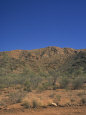Landscape of the West Macdonnell Ranges in the Alice Springs Area of Northern Territory, Australia