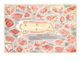 Pork Cuts Chart Premium Poster