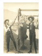 Two Men with Large Fish reproduction procédé giclée