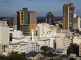 City view from Fort Adelaide, Port Louis, Mauritius