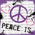 Peace Is Kunstdruck von Louise Carey