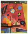 Heavy Red (Kandinsky) Pósteres