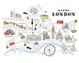 Maps of the UK Posters