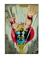 Marvel Comics Retro: Mighty Thor Comic Panel, Flying aged