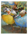 Three Dancers (Degas) Posters
